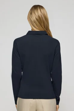 Polo Club Polos*Polo Priyanka à cinq boutons, avec broderie Rigby Go Bleu Marine