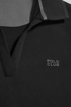 Polo Club Polos*Polo sans boutons Pedraza avec logo caoutchouté Noir