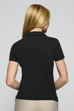 Polo Club Polos*Polo sans boutons Pedraza avec logo caoutchouté Noir