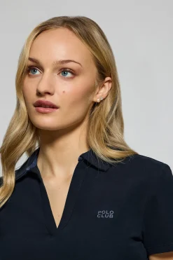 Polo Club Polos*Polo sans boutons Pedraza avec logo caoutchouté Bleu Marine