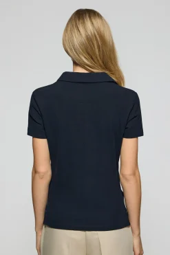 Polo Club Polos*Polo sans boutons Pedraza avec logo caoutchouté Bleu Marine