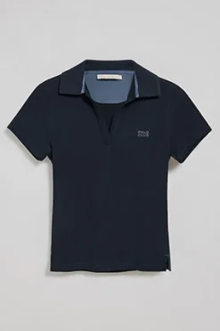 Polo Club Polos*Polo sans boutons Pedraza avec logo caoutchouté Bleu Marine