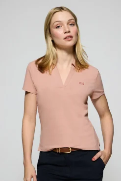 Polo Club Polos*Polo sans boutons Pedraza avec logo caoutchouté Rose pâle
