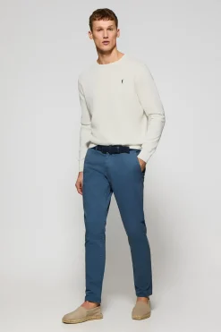 Polo Club Pulls*Pull en maille à col ras du cou et broderie Rigby Go Beige