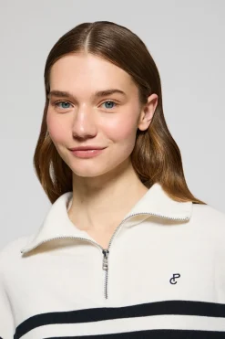 Polo Club Pulls*Pull en maille Jisoo avec un monogramme brodé Beige