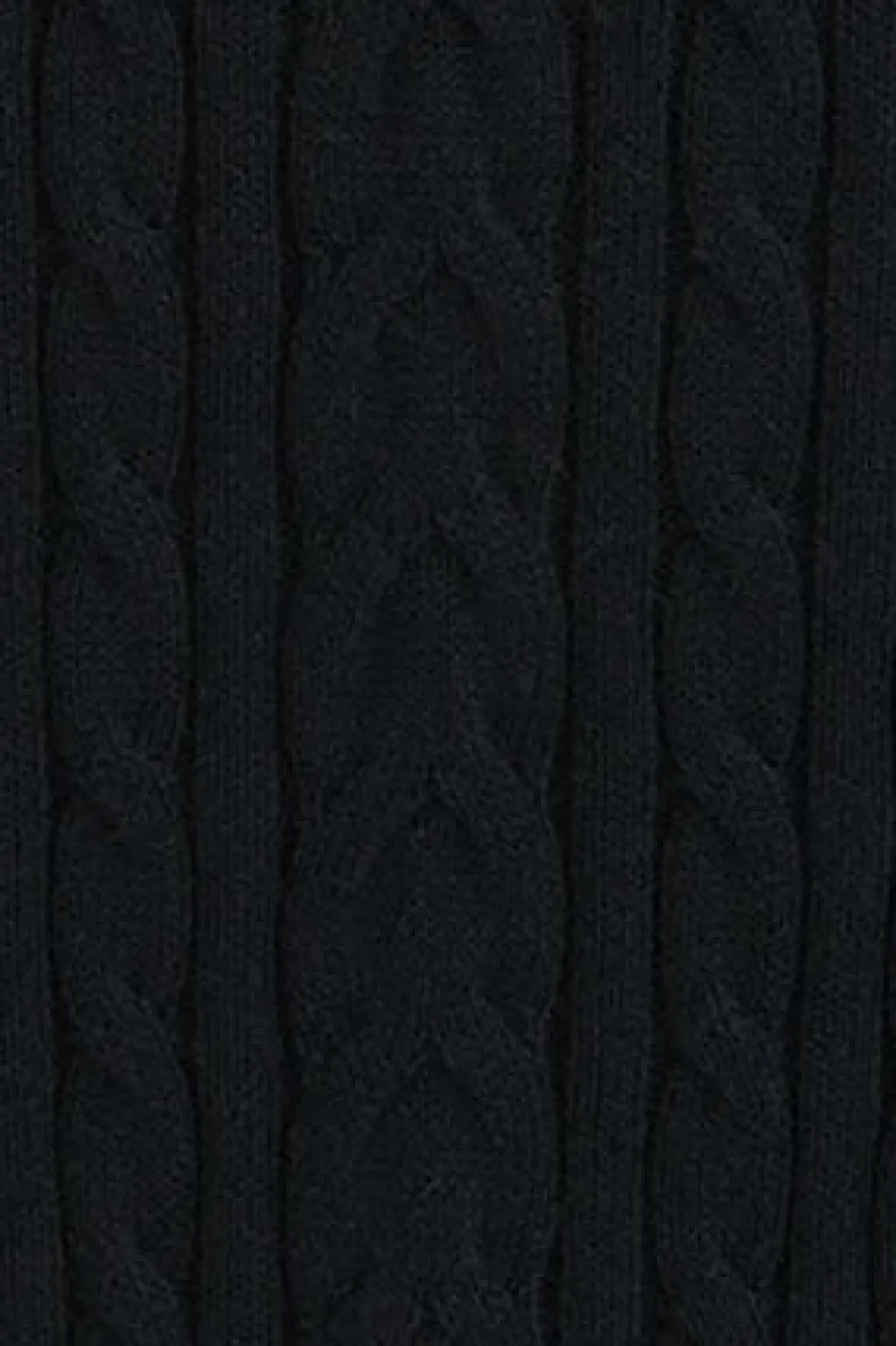 Polo Club Pulls*Pull en maille tressée en laine mélangée avec col polo et broderie Rigby Go Bleu Marine