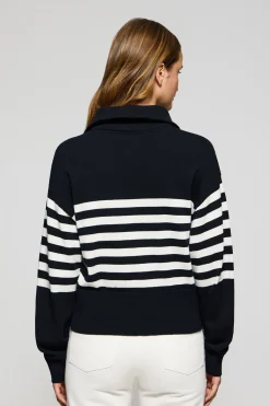 Polo Club Pulls*Pull en maille Jisoo avec un monogramme brodé Bleu Marine