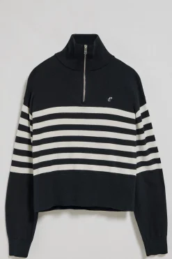 Polo Club Pulls*Pull en maille Jisoo avec un monogramme brodé Bleu Marine