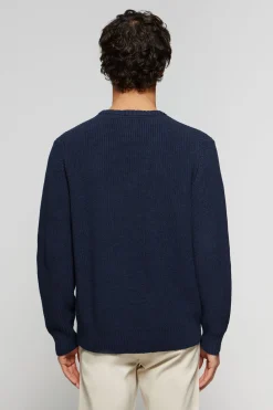 Polo Club Pulls*Pull en maille en jauge 9 avec détail Bleu Marine