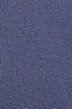 Polo Club Pulls*Pull bleu garment dye à col ras du cou et logo brodé Bleu Violet