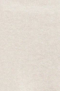 Polo Club Pulls*Pull couleur écru chiné en laine mélangée et broderie Rigby Go Écru Blanc Chiné