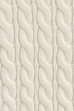 Polo Club Pulls*Pull écru à col en V avec écusson nautique Beige