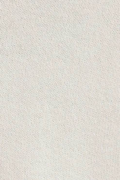 Polo Club Pulls*Pull écru à fermeture éclair partielle en laine mélangée avec broderie Rigby Go Beige