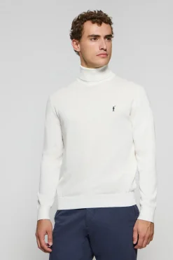 Polo Club Pulls*Pull en maille à col montant et logo brodé Rigby Go Beige