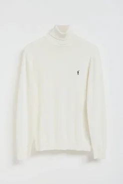 Polo Club Pulls*Pull en maille à col montant et logo brodé Rigby Go Beige