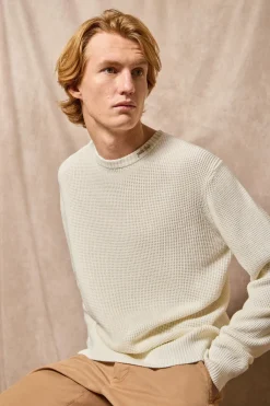 Polo Club Pulls*Pull en maille Biel à col ras du cou et détail brodé Beige
