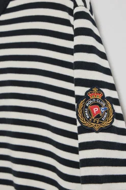 Polo Club Pulls*Pull en maille Seagull avec écusson nautique Bleu Marine