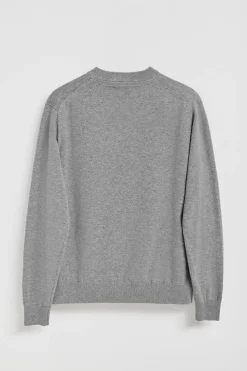 Polo Club Pulls*Pull en maille gris chiné à col ras du cou et logo brodé Rigby Go Gris Vigore