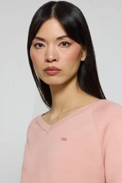 Polo Club Pulls*Pull en maille Kacey avec bouton nacré Rose pâle