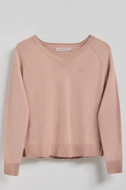 Polo Club Pulls*Pull en maille Kacey avec bouton nacré Rose pâle