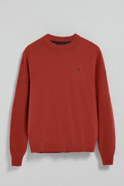 Polo Club Pulls*Pull en maille à col ras du cou et logo brodé Rigby Go Rouge