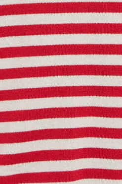 Polo Club Pulls*Pull en maille Seagull avec écusson nautique Rouge