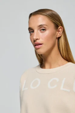 Polo Club Pulls*Pull Gia en maille avec logo Beige