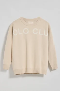 Polo Club Pulls*Pull Gia en maille avec logo Beige