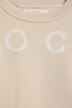 Polo Club Pulls*Pull Gia en maille avec logo Beige