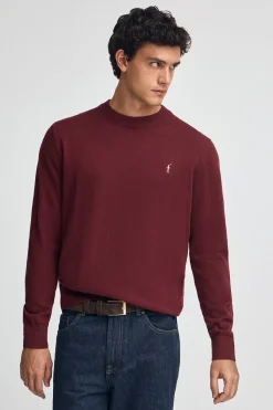 Polo Club Pulls*Pull en laine mélangée et broderie Rigby Go Grenat