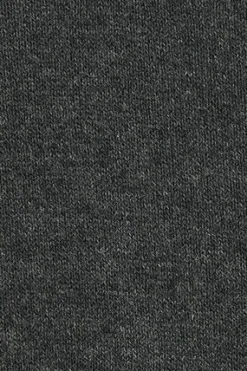 Polo Club Pulls*Pull gris foncé chiné à col roulé en laine mélangée avec broderie Rigby Go Vigoré Gris Foncé