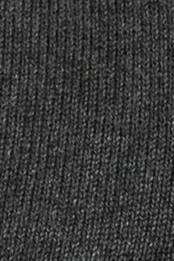 Polo Club Pulls*Pull gris foncé chiné à col polo en laine mélangée avec bouton nacré Vigoré Gris Foncé