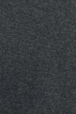 Polo Club Pulls*Pull gris foncé chiné à col en V en laine mélangée avec broderie Rigby Go Vigoré Gris Foncé
