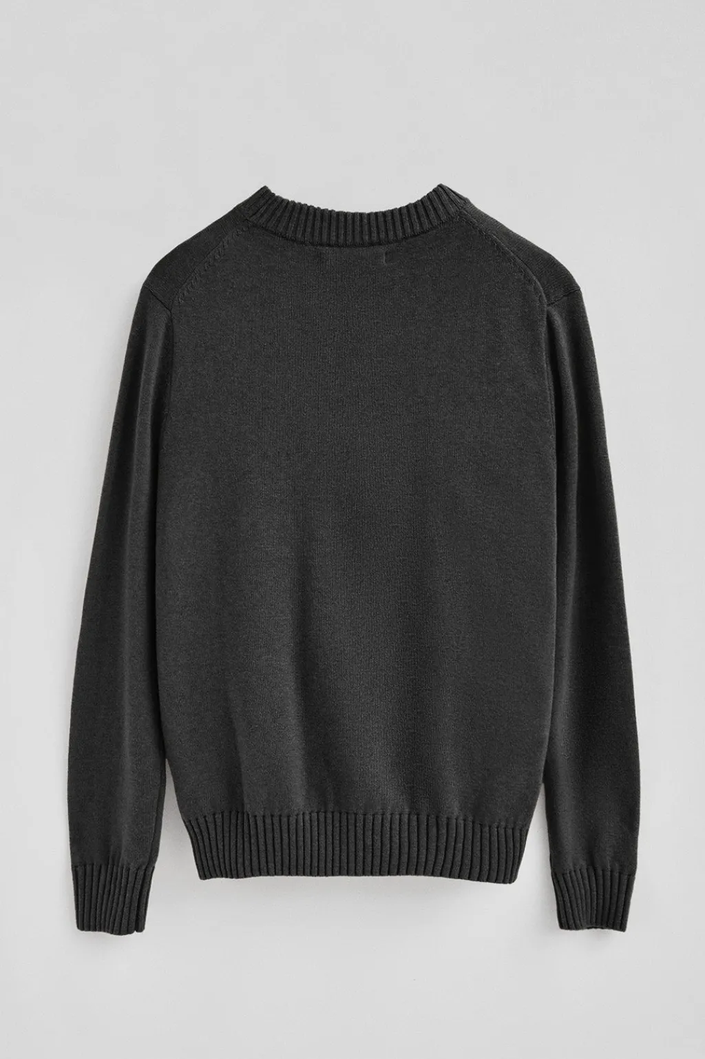 Polo Club Pulls*Pull gris foncé chiné en laine mélangée et broderie Rigby Go Vigoré Gris Foncé