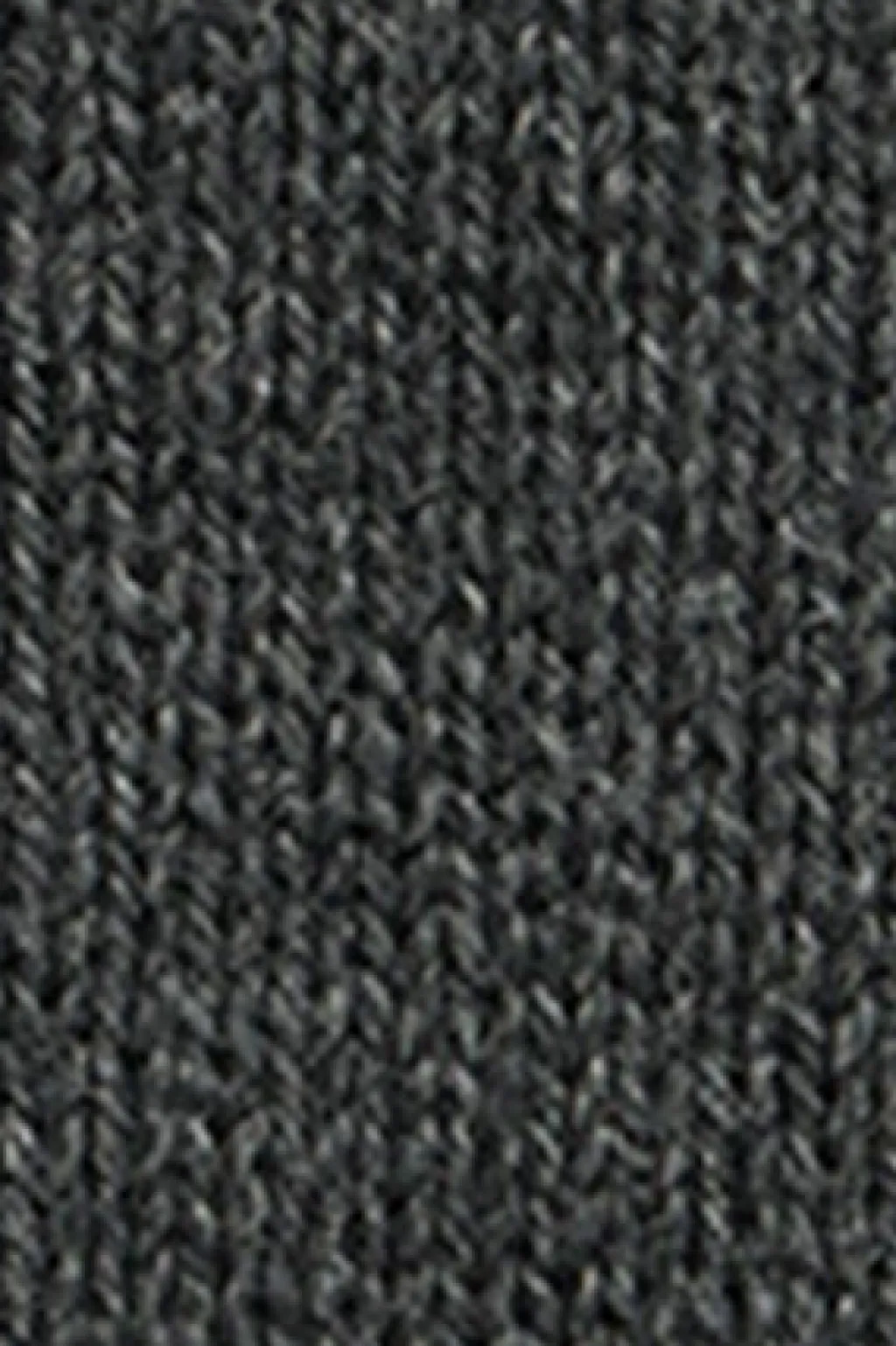 Polo Club Pulls*Pull gris foncé chiné en maille tressée en laine mélangée avec broderie Rigby Go Vigoré Gris Foncé