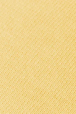 Polo Club Pulls*Pull jaune pâle en maille à col ras du cou à manches courtes et logo Rigby Go Jaune tendre