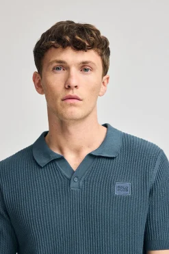 Polo Club Pulls|Polos*Pull Jimin bleu marine avec logo sur la poitrine Denim
