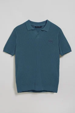 Polo Club Pulls|Polos*Pull Jimin bleu marine avec logo sur la poitrine Denim