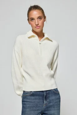 Polo Club Pulls*Pull Nahia avec logo brodé monogramme Beige