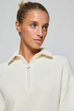 Polo Club Pulls*Pull Nahia avec logo brodé monogramme Beige