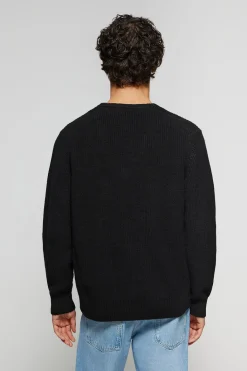 Polo Club Pulls*Pull en maille en jauge 9 avec détail Noir