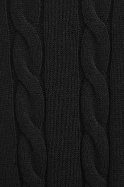 Polo Club Pulls*Pull en maille tressée en laine mélangée avec broderie Rigby Go Noir