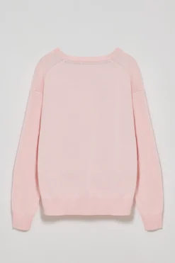 Polo Club Pulls*Pull en maille à col en V et logo brodé Rigby Go Rose