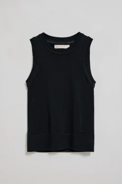 Polo Club Pulls*Pull sans manches avec bouton nacré Bleu Marine