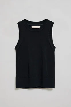 Polo Club Pulls*Pull sans manches avec bouton nacré Bleu Marine