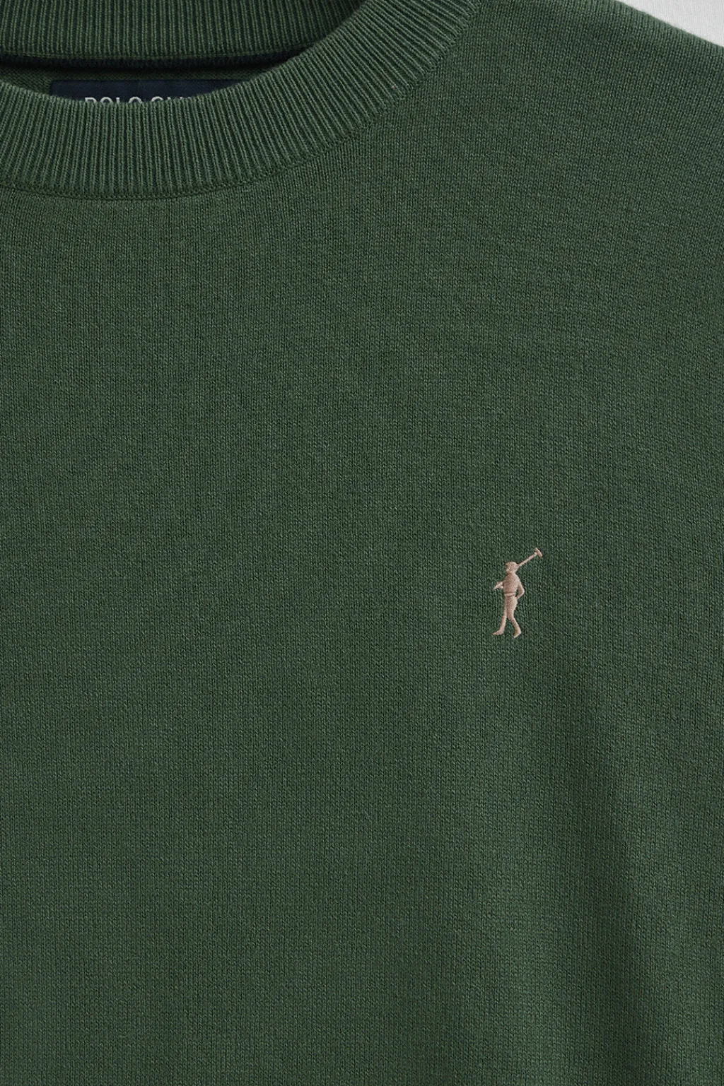 Polo Club Pulls*Pull vert boue en laine mélangée et broderie Rigby Go Vert chaud