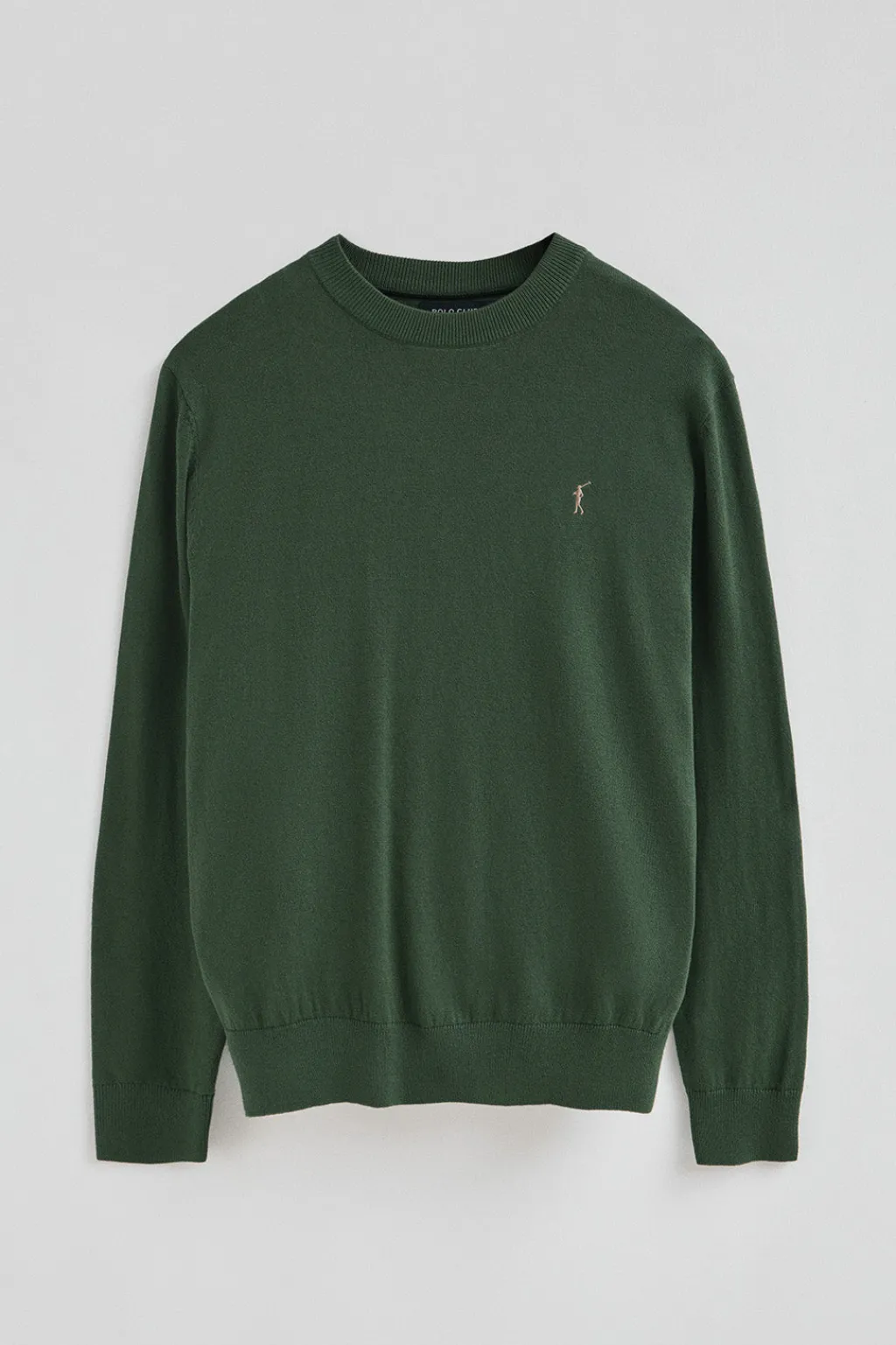 Polo Club Pulls*Pull vert boue en laine mélangée et broderie Rigby Go Vert chaud
