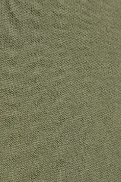 Polo Club Pulls*Pull vert clair garment dye à col ras du cou et logo brodé Vert sauge