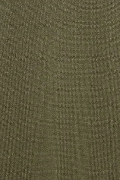 Polo Club Pulls|Polos*Pull Martin à col polo en V et détail Vert militaire