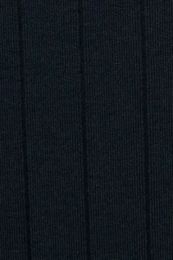 Polo Club Robes*Robe côtelée avec écusson nautique Bleu Marine